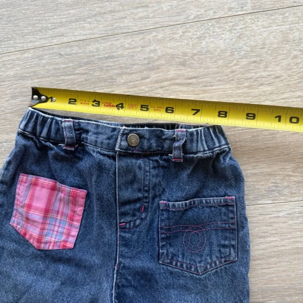 Disney Winnie The Pooh Vintage Baby Girl 12 M Jeans & Shirt Y2K Set 90’s GRAIL
